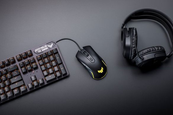 ASUS Мышь TUF GAMING M3 GEN II, RGB, USB-A, чёрный 90MP0320-BMUA00 фото