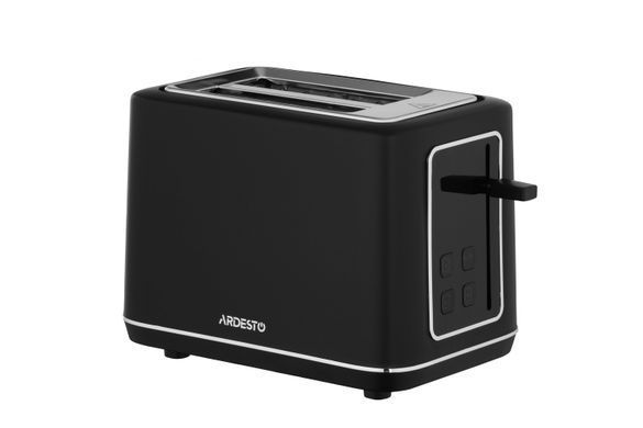 Тостер ARDESTO Elegance T-K301E 800 Вт, LED дисплей, пластик, чорний (362335) T-K301E фото