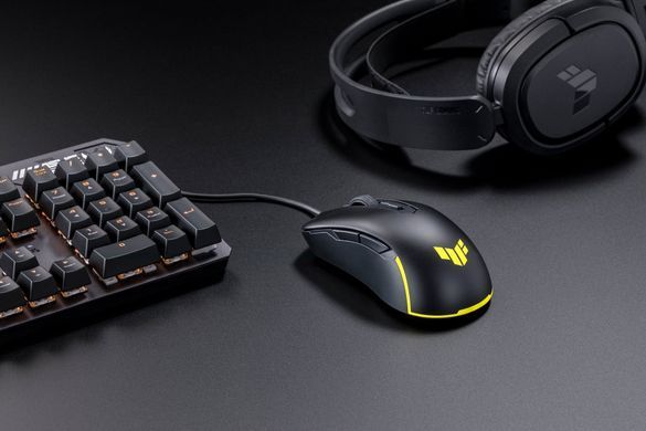 ASUS Мышь TUF GAMING M3 GEN II, RGB, USB-A, чёрный 90MP0320-BMUA00 фото