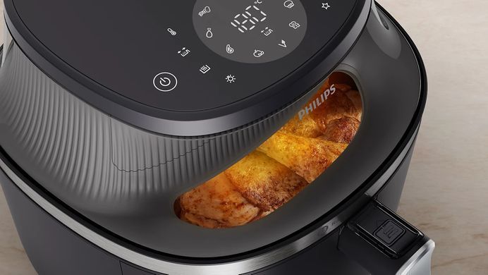 Мультипечь Philips Series 3000 Ovi 1400Вт, чаша-4.2л, сенсорное управл., 6 авто. программ, пластик, черный (381640) NA321/00 фото