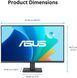 Монітор Asus 27" VA279HG D-Sub, HDMI, Audio, IPS, 120Hz, 1ms, sRGB 99%, AdaptiveSync (389226) 90LM04J1-B02371