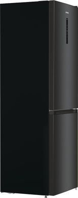 Gorenje Холодильник NRK619EABXL4 с нижн. мороз. камерой, 185х60х60см, 2 дв., Х- 204л, М- 96л, A+, NoFrost Plus, Fresh zone, черный NRK619EABXL4 фото