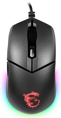 MSI Миша Clutch GM11, RGB, USB-A, чорний (371146) S12-0402020-CLA фото