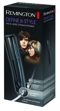 Remington Випрямляч Define&Style, 300Вт, 200С, кераміка, чорний (128617) S2880 фото
