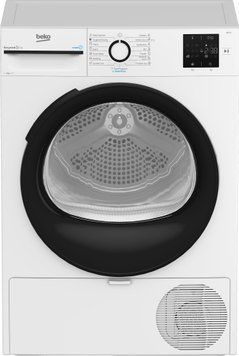 Beko Сушильная машина тепловой насос, 7кг, A++, 54.5см, дисплей, ф-ция ПАР, белый BM3T37239WB фото