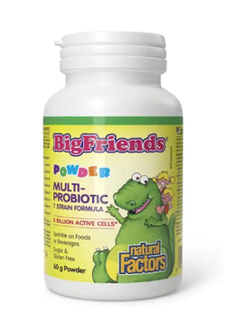 Пробиотик для детей и взрослых BigFriends MultiProbiotic Powder 3 Billion Natural Factors 60 г