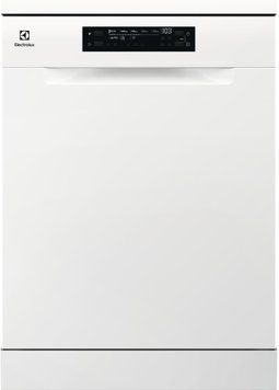 Electrolux Посудомийна машина, 14компл., A+++, 60см, дисплей, інвертор, 3й кошик, білий (377256) SEM94830SW фото