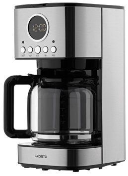 Кавоварка крапельна ARDESTO Steel Collection FCM-D3200, 1.5л, мелена, сріблястий (344497) FCM-D3200 фото