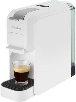Кавоварка капсульна CATLER Porto 0.8л, капсули, мелена кава, механічне керування, білий (374411) ES702PORTOW фото