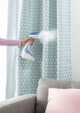 Tefal Відпарювач компактний Pure Tex , 1700Вт, 200мл, постійна пара - 30гр, керам. підошва, блакитний (356640) DT9531E0 фото