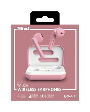 Наушники Trust Primo Touch True Wireless Mic Pink 23782_TRUST фото