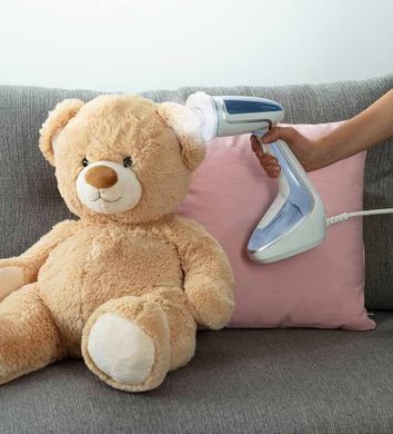 Tefal Відпарювач компактний Pure Tex , 1700Вт, 200мл, постійна пара - 30гр, керам. підошва, блакитний (356640) DT9531E0 фото