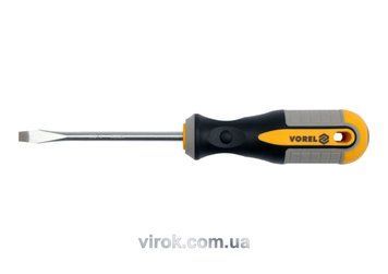 Отвертка плоская VOREL: SL3 х 100 мм. Cr-V