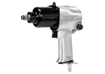 Гайковерт ударный пневматический YATO: квадрат 1/2", F=850 Nm, раб. давление-6-8 Bar при 119 л/мин YT-09525 фото