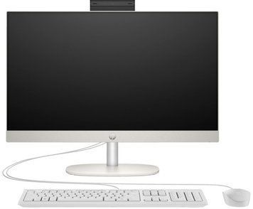 HP Комп'ютер персональний моноблок 240-G10 23.8" FHD IPS AG, Intel i5-1335U, 16GB, F512GB, UMA, WiFi, кл+м, 3р, Win11P, білий (377509) 8T2Z7ES фото