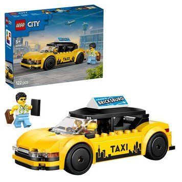 Конструктор LEGO City Желтое такси 122 Детали ( 60487 )