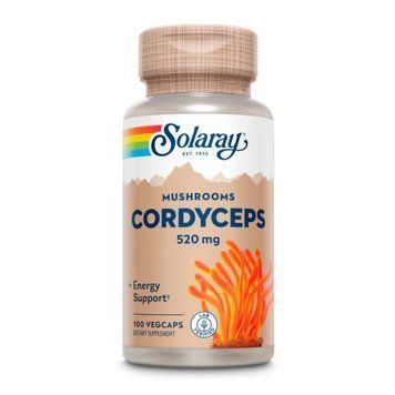 Кордицепс Solaray Cordyceps Mushroom 520 мг 100
