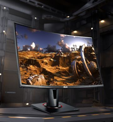 ASUS Монітор 27" TUF Gaming VG27VQ DVI, HDMI, DP, MM, VA, 165Hz, 1ms, CURVED, FreeSync, Pivot (359985) 90LM0510-B04E70 фото