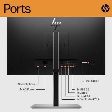 Монитор LCD 23.8" HP E24 G5 HDMI, DP, USB, IPS 6N6E9AA фото