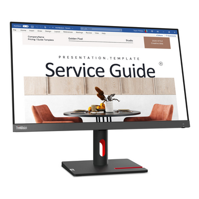 23,8" 16:9 IPS РК монітор, 1920х1080, 4 мс, 100 Гц, 1xVGA/1xHDMI 1.4 LENOVO S24i-30 (63DEKAT3EU/63DEKAT3UA) 3703881 фото