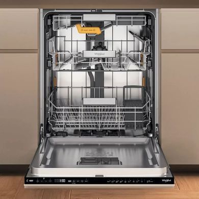 Whirlpool Посудомийна машина вбудовувана, 14компл., A+++, 60см, дисплей, 3й кошик, білий (368244) W8IHP42L фото