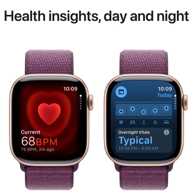 Смарт годинник APPLE Watch S10 GPS 42mm Rose Gold Alum Plum Sp/Loop MWWK3QH/A фото