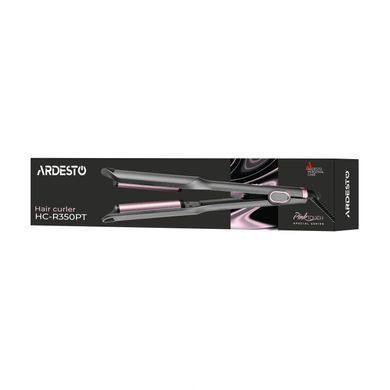 ARDESTO Плойка для створення локонів Pink Touch, 55Вт, 100-200C, кераміка, сірий+рожевий (377972) HC-R350PT фото