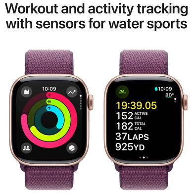 Смарт годинник APPLE Watch S10 GPS 42mm Rose Gold Alum Plum Sp/Loop MWWK3QH/A фото