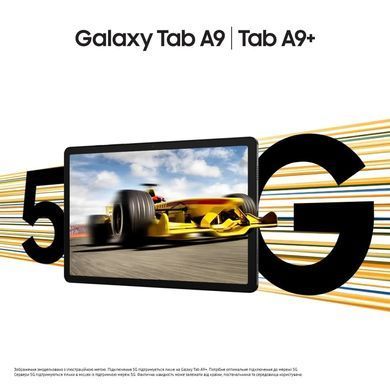 Планшет Samsung Galaxy Tab A9+ 2025 (X216) 11" 8ГБ, 256ГБ, 5G, 7040мА&bull;год, Android, сірий (391515) SM-X216RZAPEUC фото