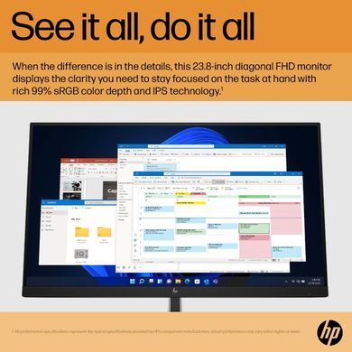 Монитор LCD 23.8" HP E24 G5 HDMI, DP, USB, IPS 6N6E9AA фото