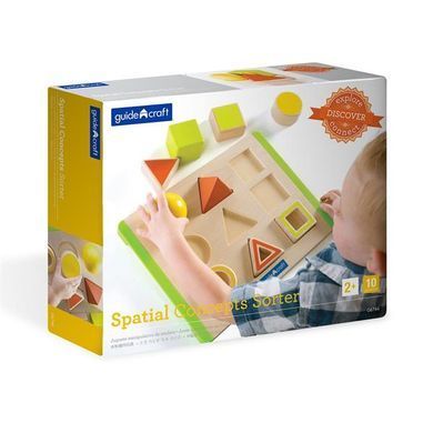 Дерев'яний сортер Guidecraft Manipulatives Фігури в просторі (G6744) dt_2192 фото