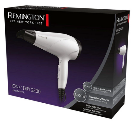 Фен Remington D3194 Ionic Dry (6884547) 45760560100 фото