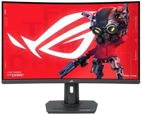 ASUS Монитор 31.5" ROG Strix XG32WCS HDMI, DP, USB-C, Audio, VA, 2560x1440, 180Hz, 1ms, sRGB 125%, CURVED, FreeSync, HAS, HDR400 90LM0AC0-B01970 фото