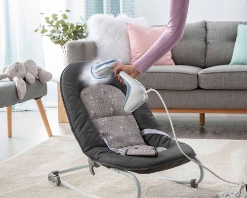 Tefal Відпарювач компактний Pure Tex , 1700Вт, 200мл, постійна пара - 30гр, керам. підошва, блакитний (356640) DT9531E0 фото