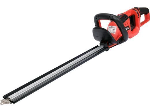 Кусторез аккумуляторный YATO 36V Li-Ion 18Vx2, обрезные лезвия l=55см, до веток &Oslash;&le; 28мм (БЕЗ АККУМУЛЯТОРА) YT-828353 фото