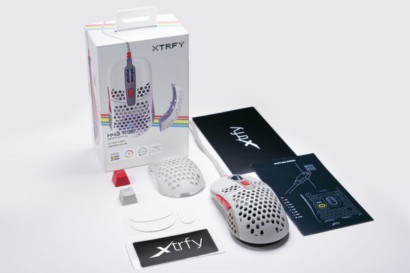 Cherry Xtrfy Мышь игровая M42 RGB USB Retro XG-M42-RGB-RETRO фото