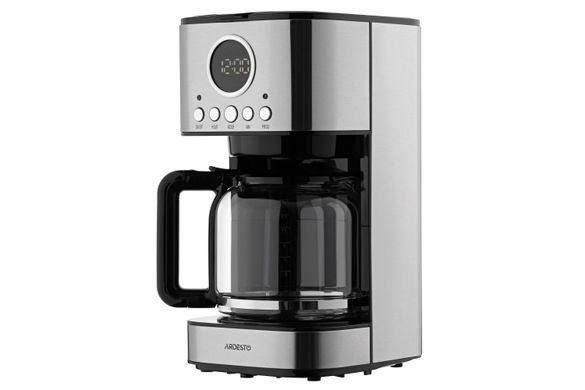 Кавоварка крапельна ARDESTO Steel Collection FCM-D3200, 1.5л, мелена, сріблястий (344497) FCM-D3200 фото