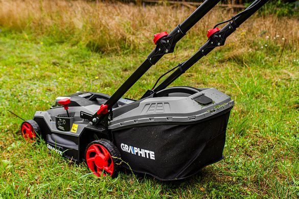 Аккумуляторная газонокосилка GRAPHITE 58G033 (36V, 40 см, травосборник 40л) без АКБ 58G033 фото