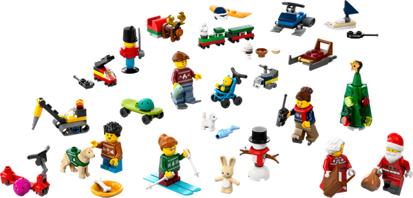 Різдвяний адвент-календар 2024 LEGO City 195 деталей (60436)