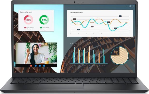 Ноутбук Dell Vostro 3530 15.6" FHD AG, Intel i3-1305U, 8GB, F512GB, UMA, Win11P, черный N0094PVNB3530UA_W11P фото