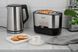 Тостер ARDESTO Steel Collection T-K210 1000 Вт, метал+пластик, сріблясто-чорний (362336) T-K210