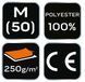 Кофта флісова робоча NEO TOOLS 81-509 BASIC, чорна, поліестер M