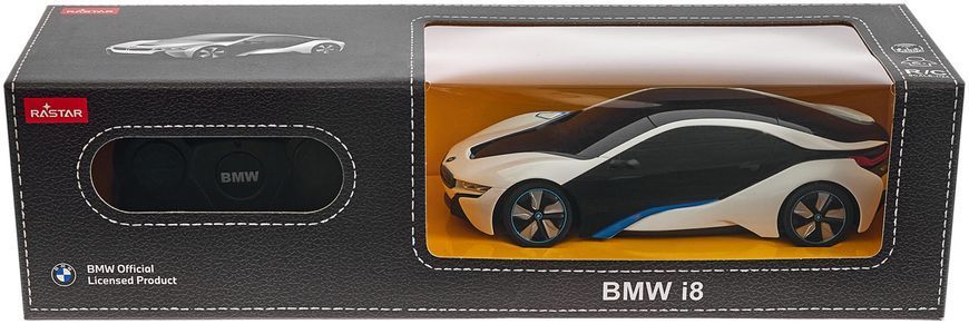 Машинка Rastar BMW i8 1:24 Сріблястий