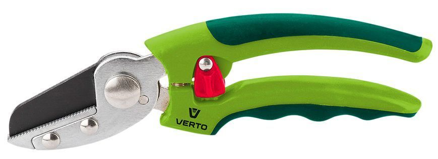 Секатор VERTO 15G201 &ndash; с тефлоновым покрытием и блокировкой, диаметр реза 10 мм. 15G201 фото