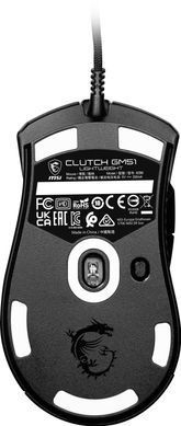 MSI Мышь Clutch GM51 LIGHTWEIGHT, RGB, USB-A, черный S12-0402180-C54 фото