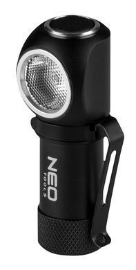 Налобний ліхтар Neo Tools 90-027 з 4 режимами, дальність 90 м, зарядка через USB 99-027 фото