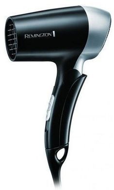 Remington Фен дорожный On The Go, 1400Вт, режимов-2, складная ручка, черный D2400 фото
