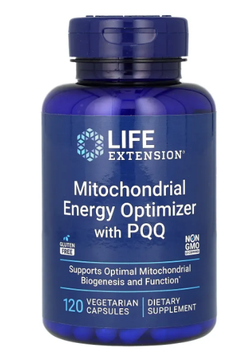 Оптимизатор энергии с PQQ Life Extension (Mitochondrial Energy Optimizer with PQQ) 120 капсул