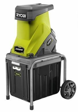 Ryobi Измельчитель садовый сетевой RSH2545B 2500Вт 45мм 40л нож 13.4кг 5133002512 фото