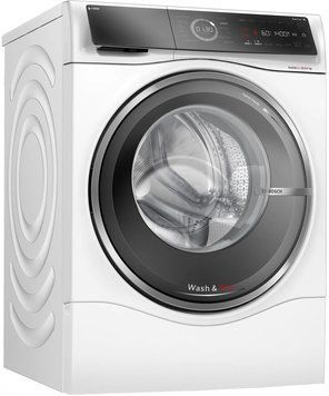 Bosch Прально-сушильна машина фронтальна, 10.5(6)кг, 1400, А, 60см, дисплей, i-Dos, інвертор, пара, білий (383415) WNC254A0ME фото